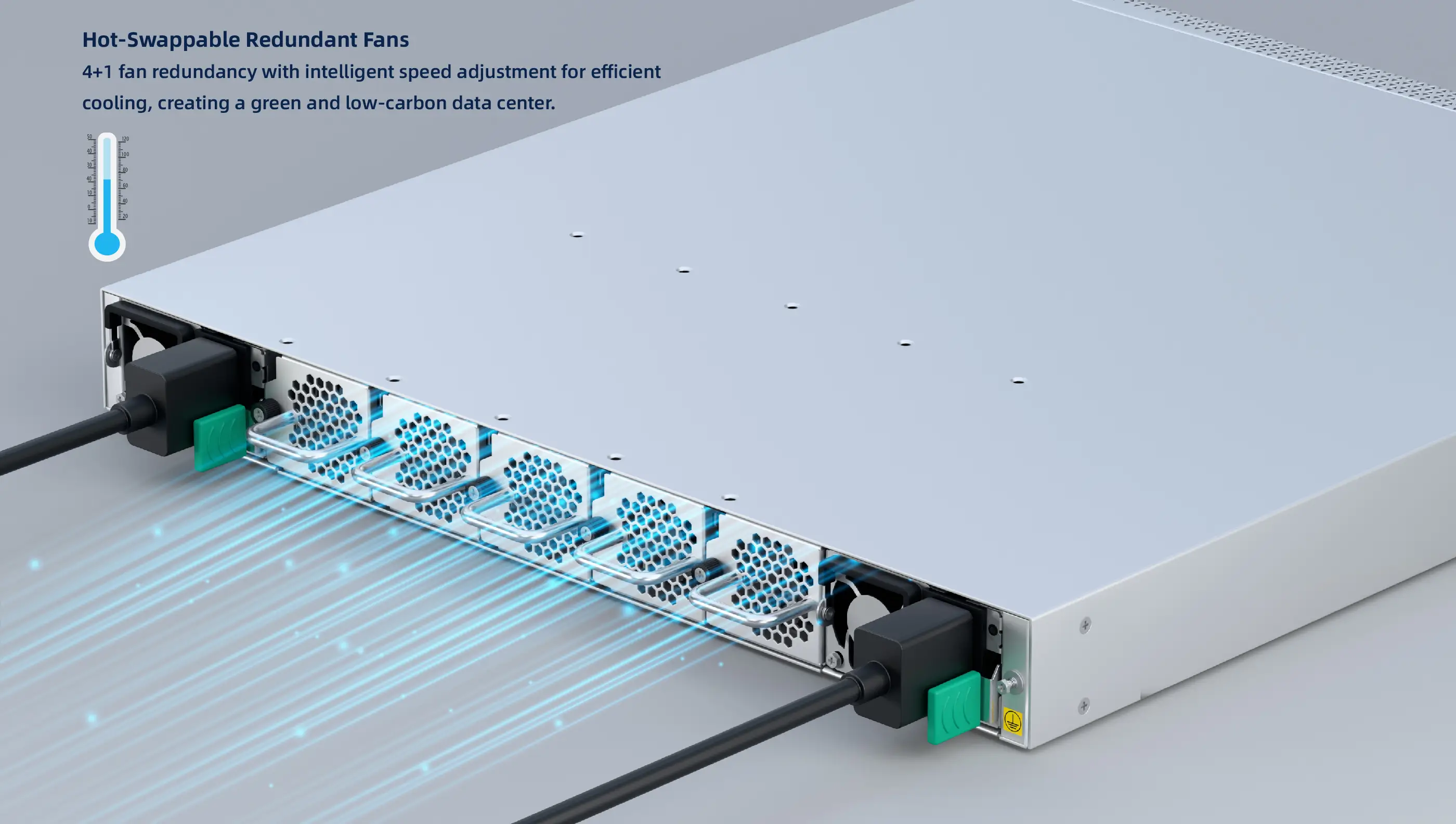 48-Port 10G SFP+ with 6-Port 100G QSFP28 Layer 3 Managed Data Center Aggregation Switch(Marvell)